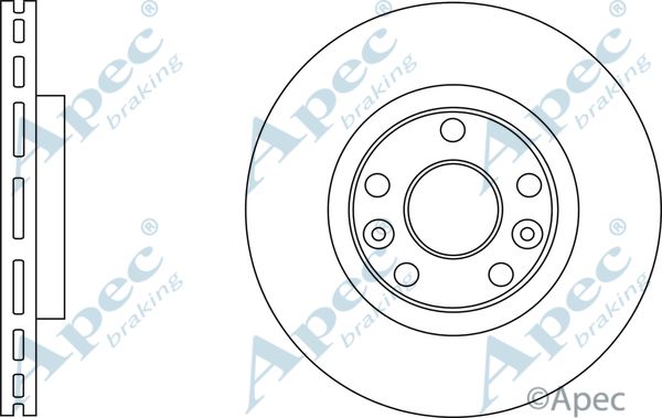 APEC BRAKING Bremžu diski DSK2823